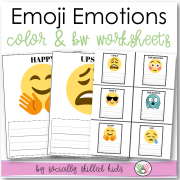 Emoji Emotions Worksheets | 20 Emotions